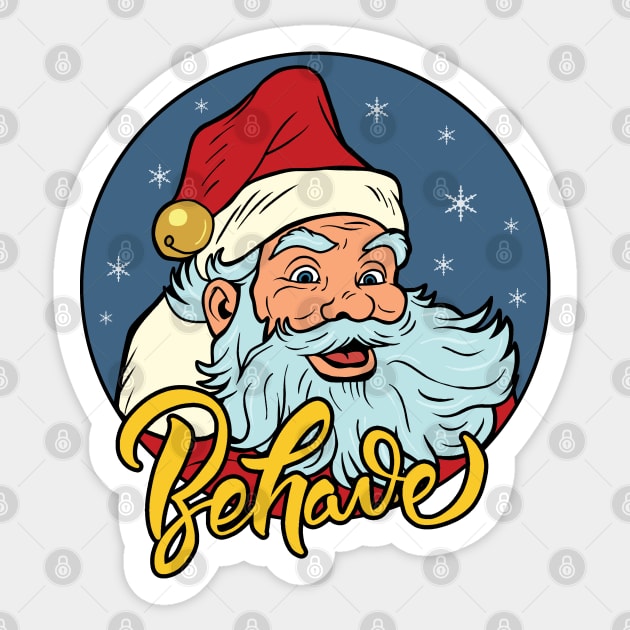 Pop Art Santa Sticker by valentinahramov